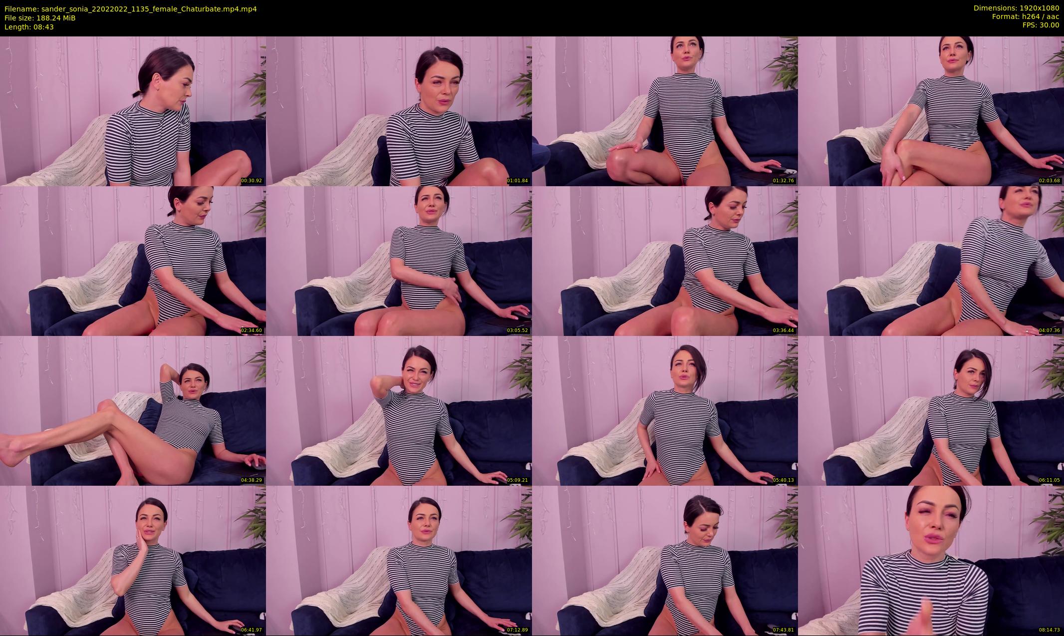 sander_sonia — 9 minute Chaturbate female cam show recording, 1080p, Feb 22, 2022
