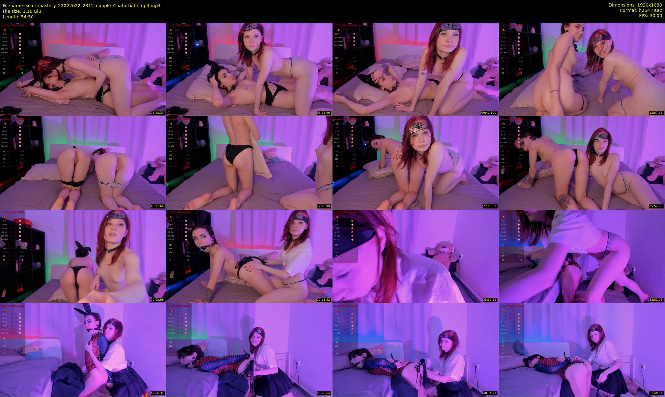 scarlepastery — 55 minute Chaturbate couple cam show recording, 1080p, Feb 22, 2022