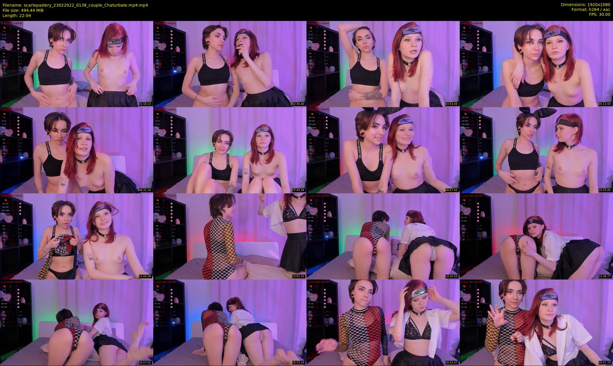scarlepastery — 23 minute Chaturbate couple cam show recording, 1080p, Feb 23, 2022