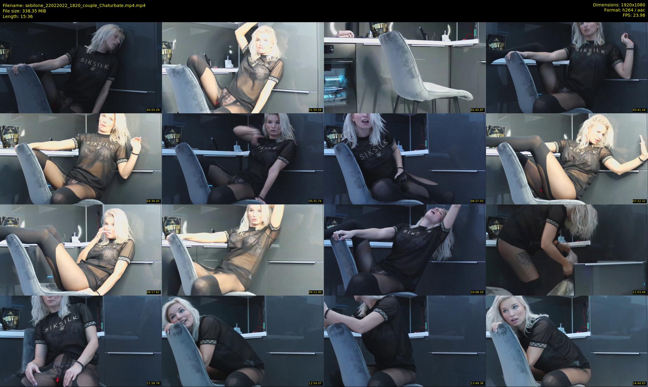 sebilone — 16 minute Chaturbate couple cam show recording, 1080p, Feb 22, 2022