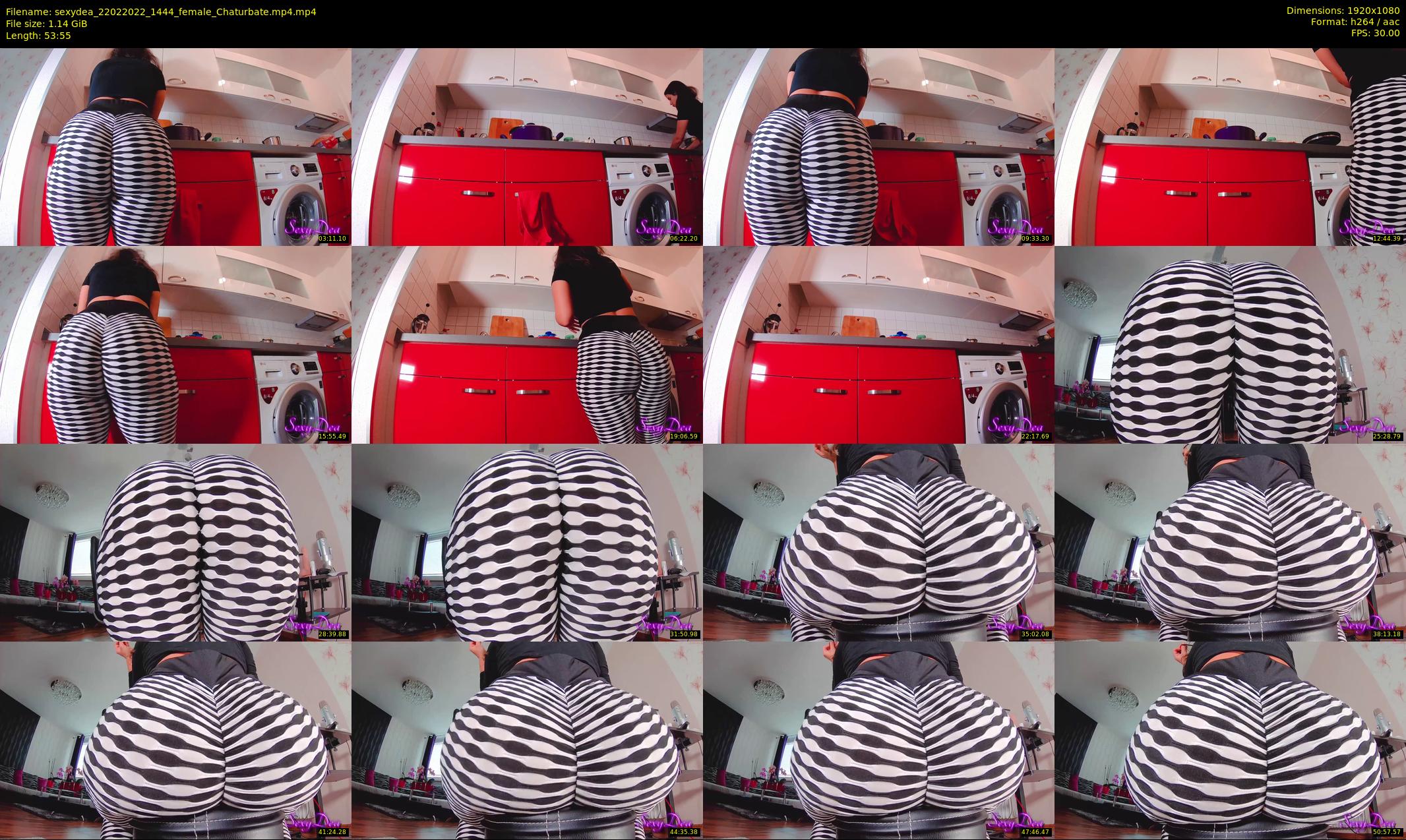 sexydea — 54 minute Chaturbate female cam show recording, 1080p, Feb 22, 2022