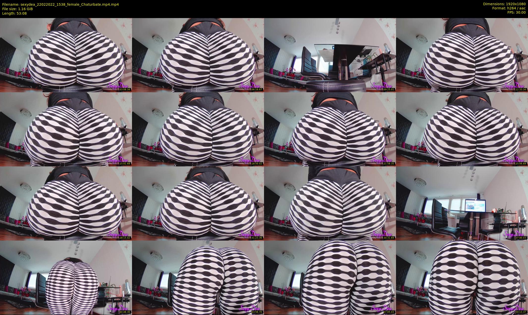 sexydea — 54 minute Chaturbate female cam show recording, 1080p, Feb 22, 2022