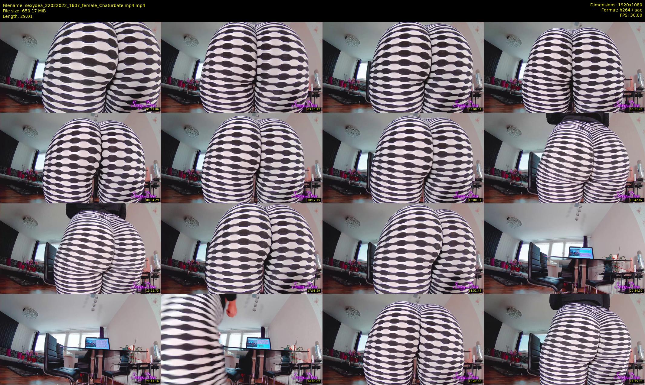 sexydea — 30 minute Chaturbate female cam show recording, 1080p, Feb 22, 2022