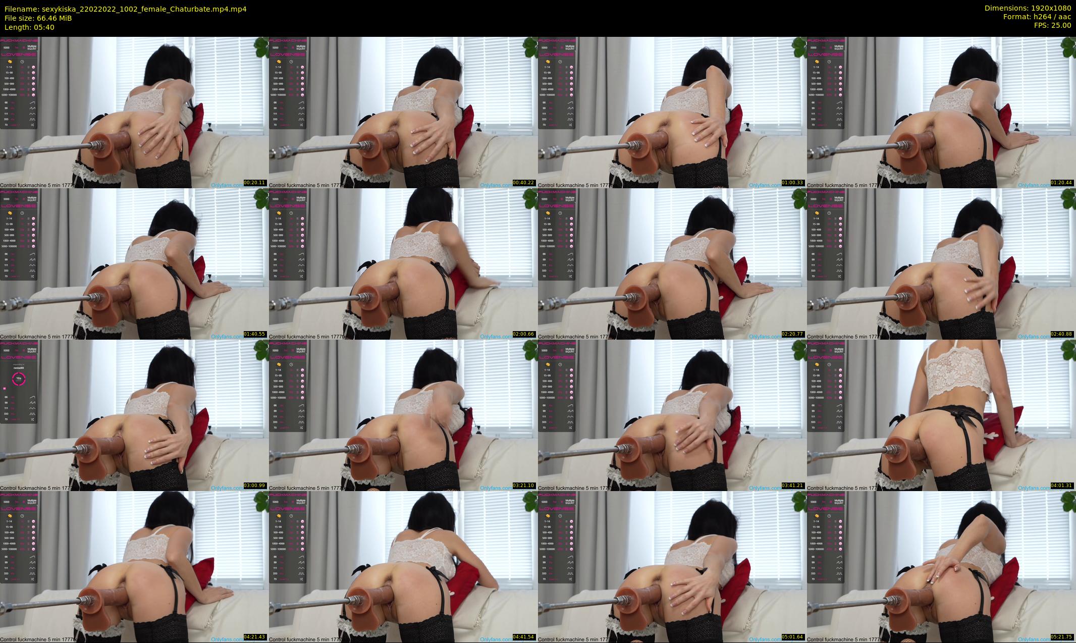 sexykiska — 6 minute Chaturbate female cam show recording, 1080p, Feb 22, 2022