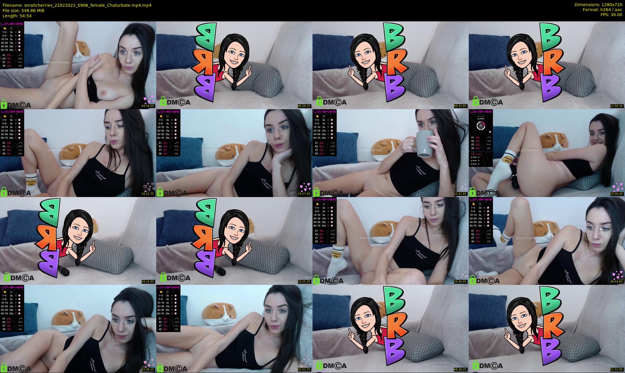 smallcherries — 55 minute Chaturbate female cam show recording, 720p, Feb 22, 2022