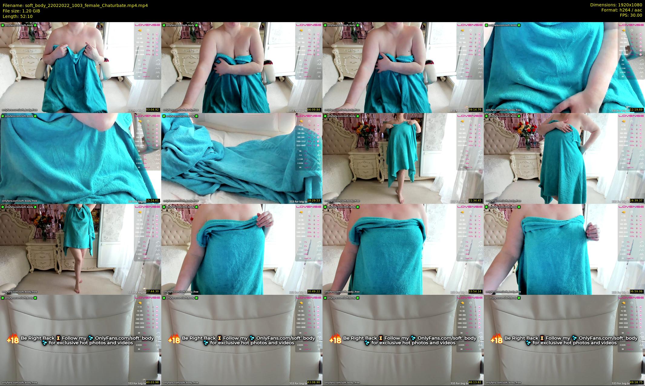 soft_body — 53 minute Chaturbate female cam show recording, 1080p, Feb 22, 2022