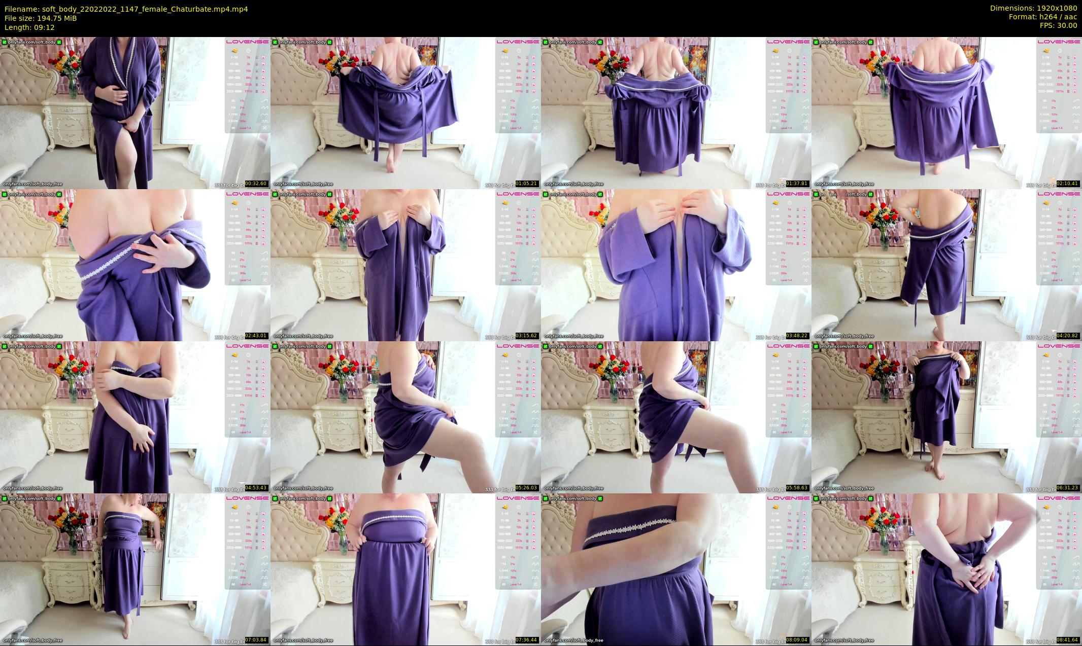soft_body — 10 minute Chaturbate female cam show recording, 1080p, Feb 22, 2022