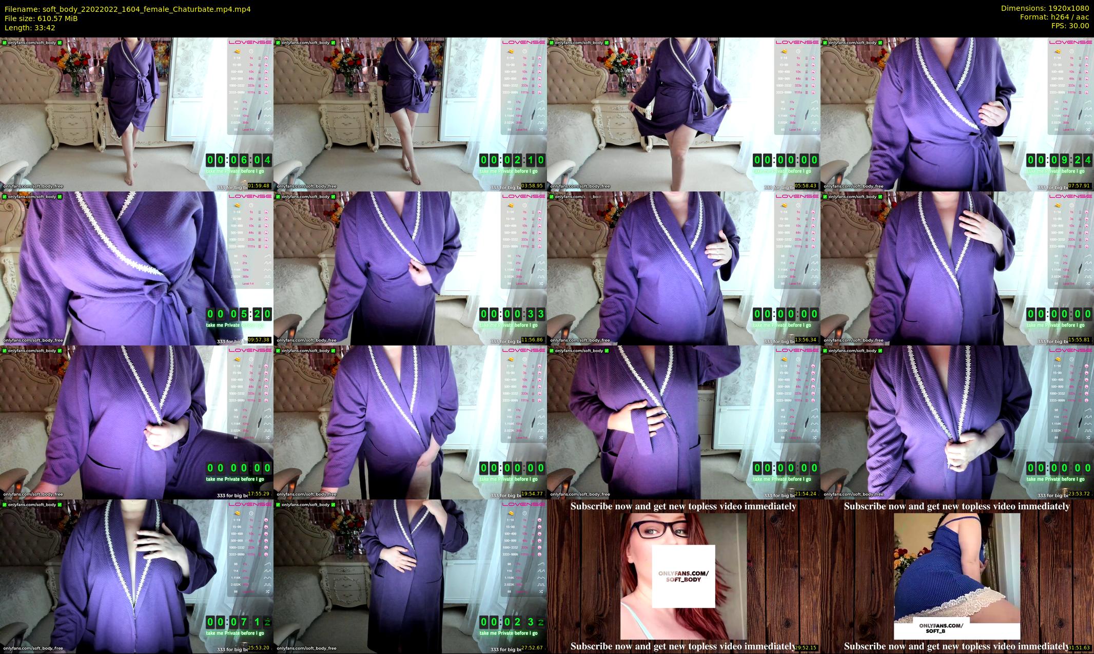 soft_body — 34 minute Chaturbate female cam show recording, 1080p, Feb 22, 2022
