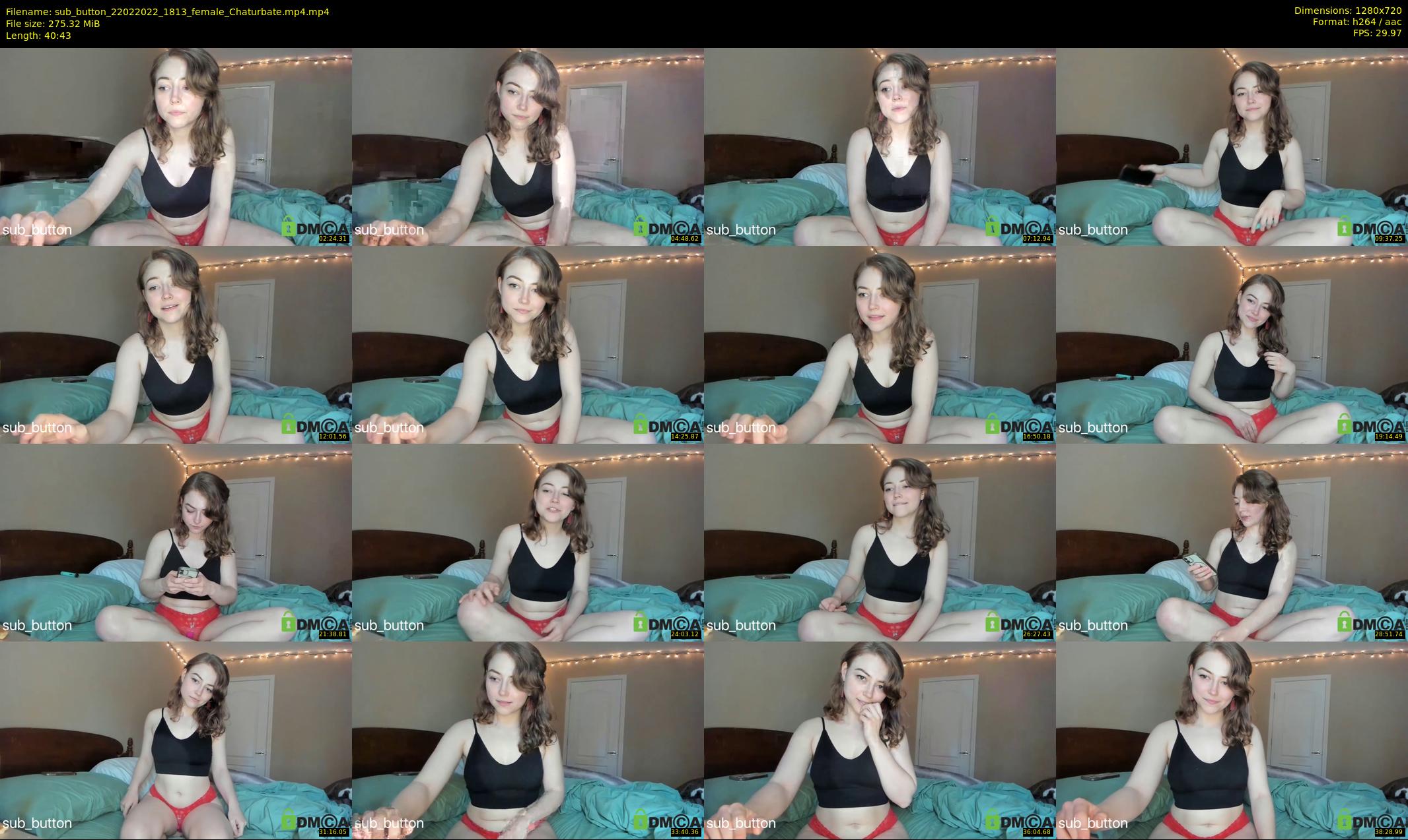 sub_button — 41 minute Chaturbate female cam show recording, 720p, Feb 22, 2022