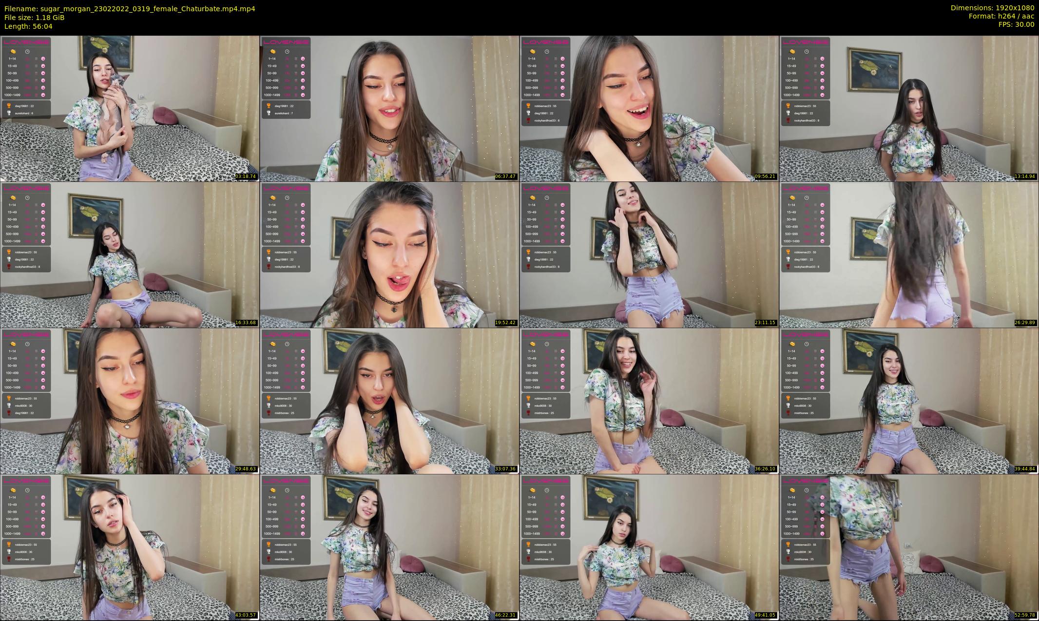 sugar_morgan — 57 minute Chaturbate female cam show recording, 1080p, Feb 23, 2022