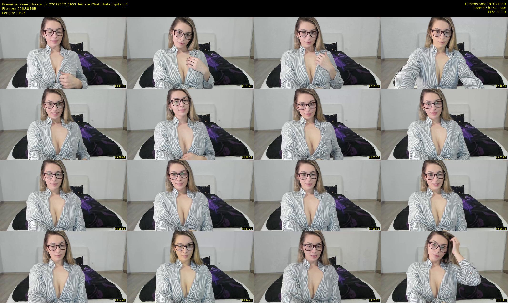sweettdream__x — 12 minute Chaturbate female cam show recording, 1080p, Feb 22, 2022