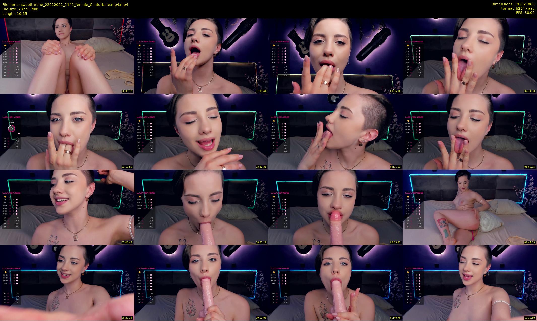 sweetthrone — 11 minute Chaturbate couple cam show recording, 1080p, Feb 22, 2022