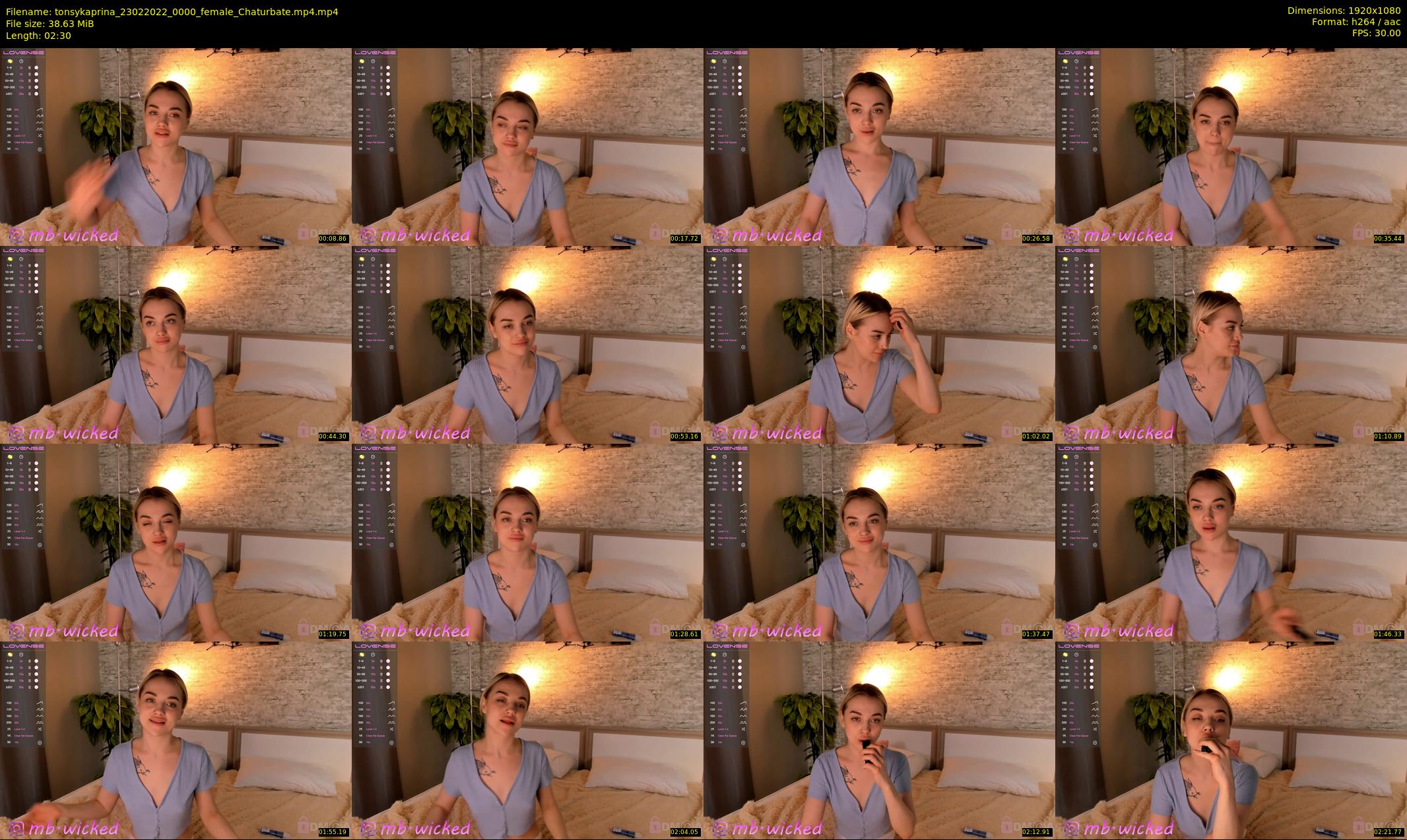 tonsykaprina — 3 minute Chaturbate couple cam show recording, 1080p, Feb 23, 2022