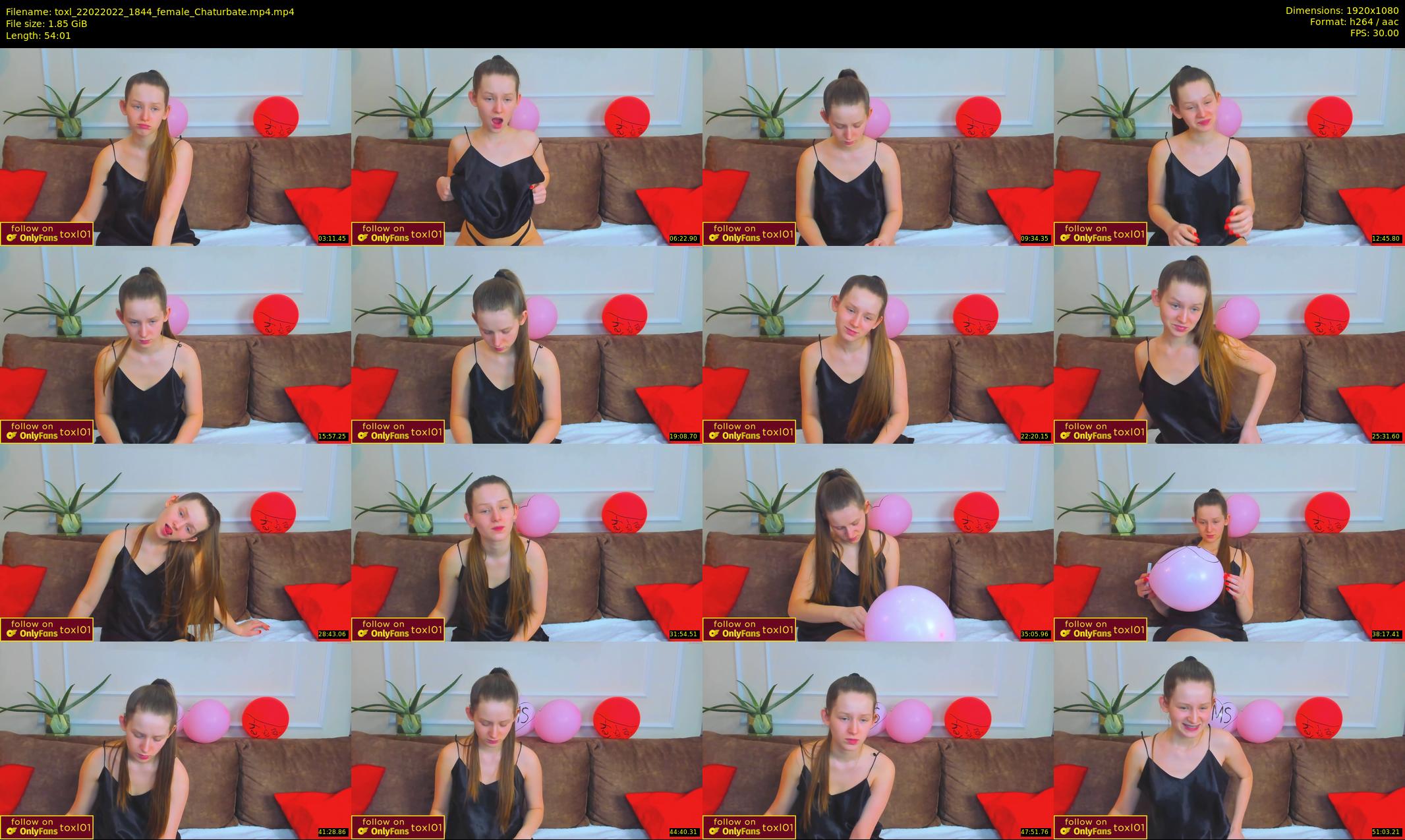 toxl — 55 minute Chaturbate female cam show recording, 1080p, Feb 22, 2022