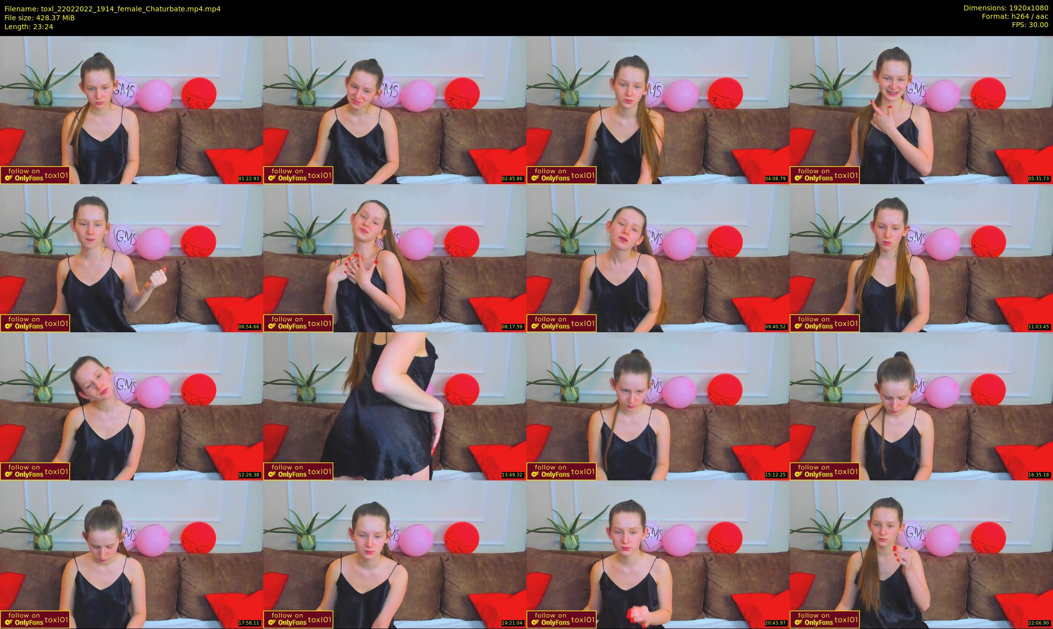 toxl — 24 minute Chaturbate female cam show recording, 1080p, Feb 22, 2022