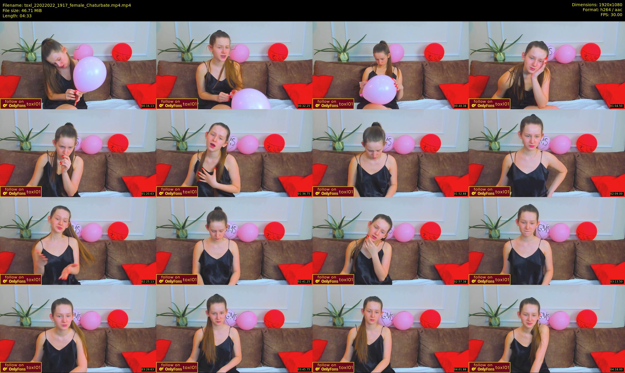 toxl — 5 minute Chaturbate female cam show recording, 1080p, Feb 22, 2022
