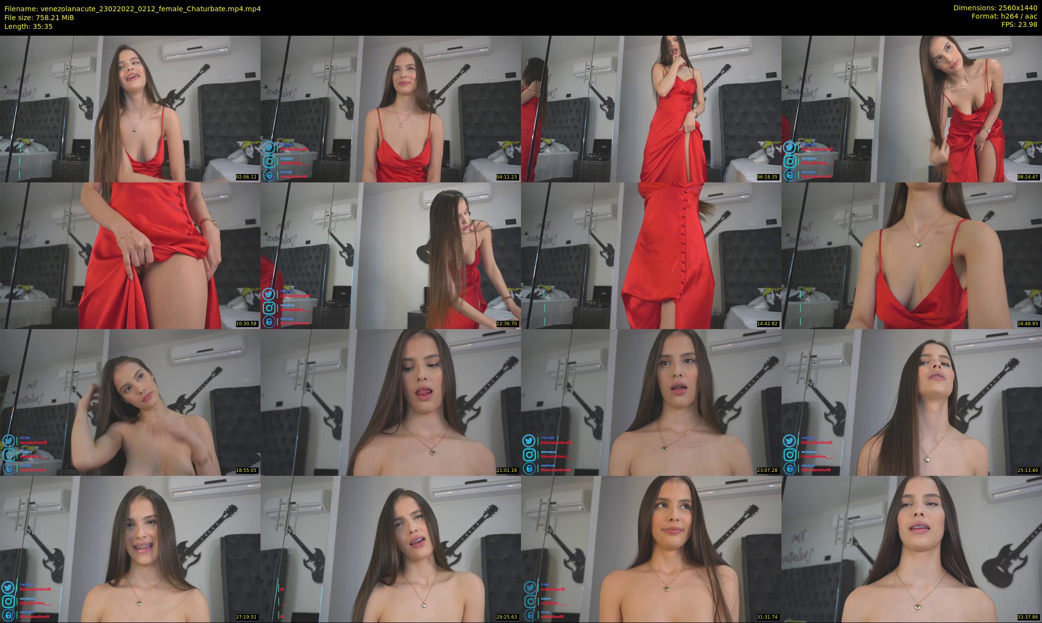 venezolanacute — 36 minute Chaturbate female cam show recording, 1080p, Feb 23, 2022