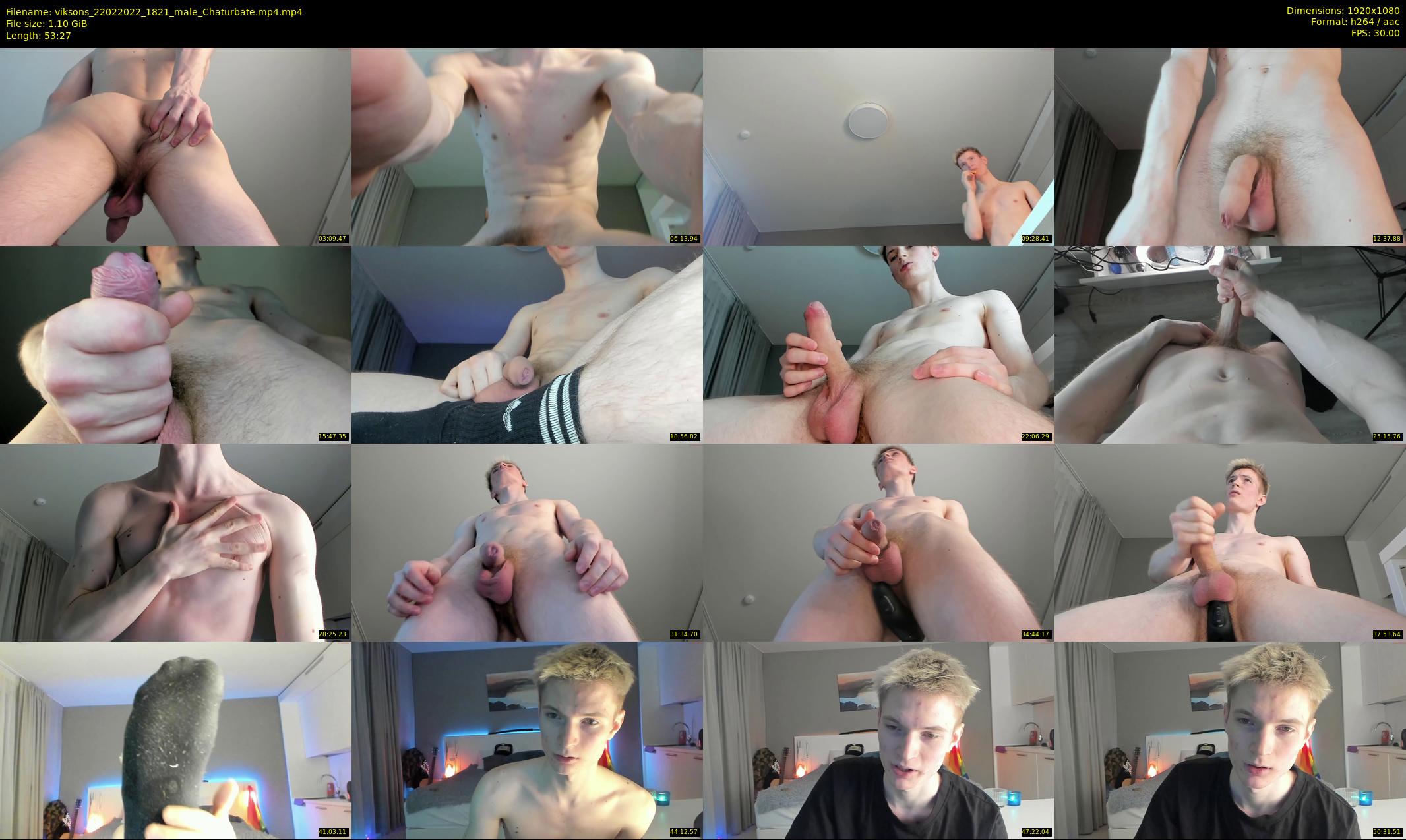 viksons — 54 minute Chaturbate male cam show recording, 1080p, Feb 22, 2022