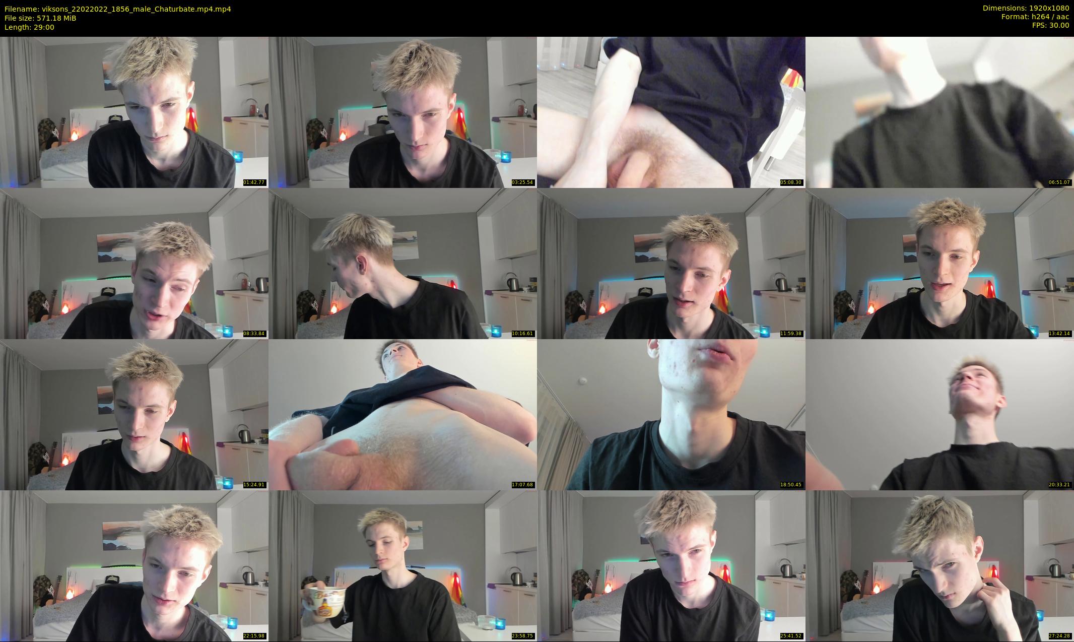 viksons — 29 minute Chaturbate male cam show recording, 1080p, Feb 22, 2022