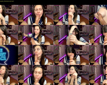 vrchan — 54 minute Chaturbate couple cam show recording, 1080p, Feb 23, 2022