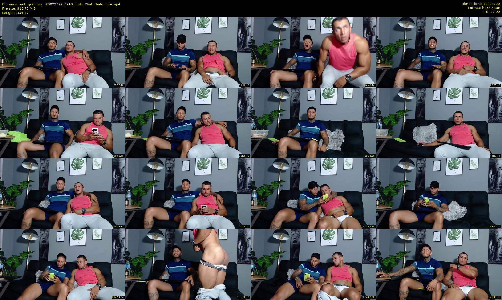 web_gammer_ — 95 minute Chaturbate male cam show recording, 720p, Feb 23, 2022