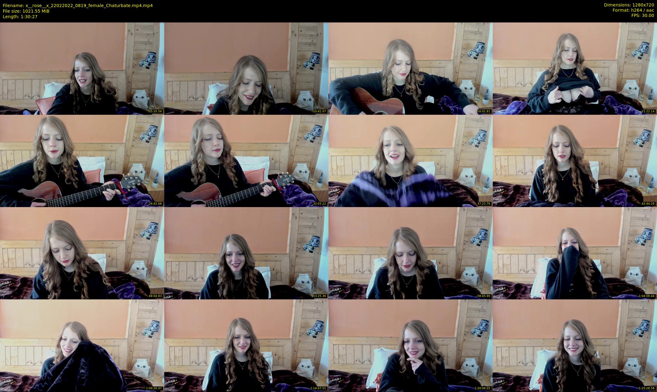 x__rose__x — 91 minute Chaturbate female cam show recording, 720p, Feb 22, 2022