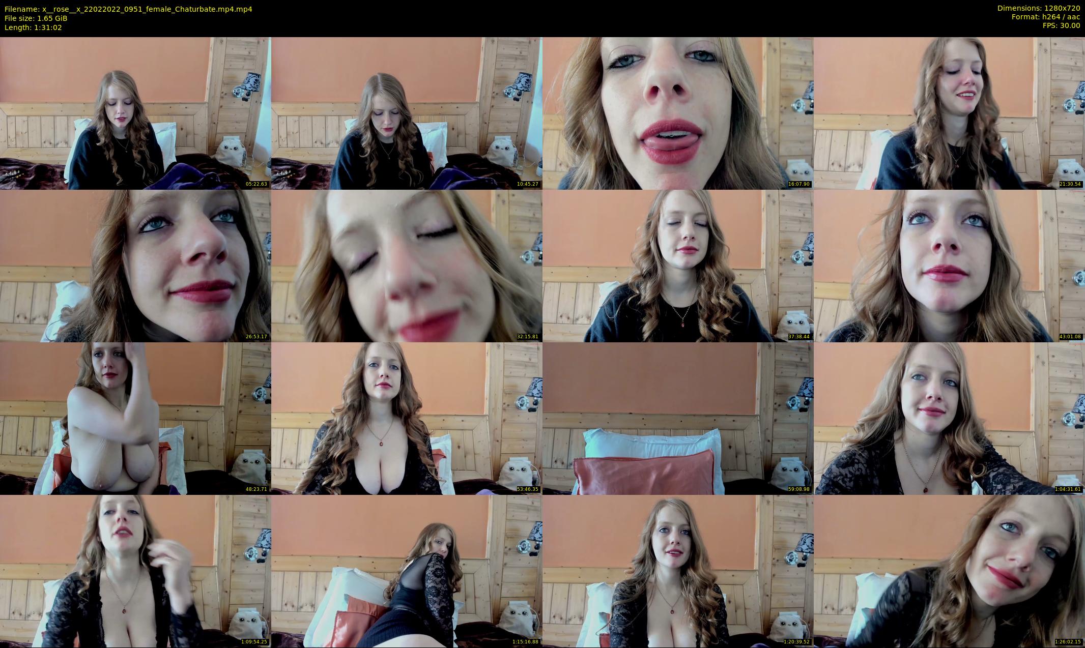 x__rose__x — 92 minute Chaturbate female cam show recording, 720p, Feb 22, 2022