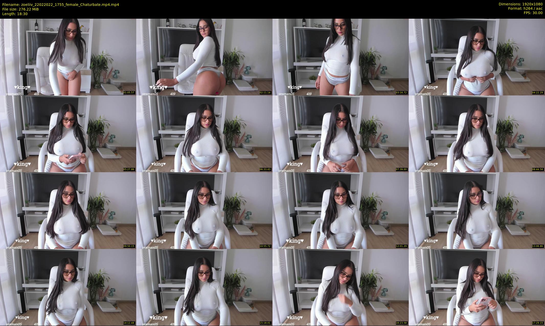 zoeliiv — 19 minute Chaturbate female cam show recording, 1080p, Feb 22, 2022