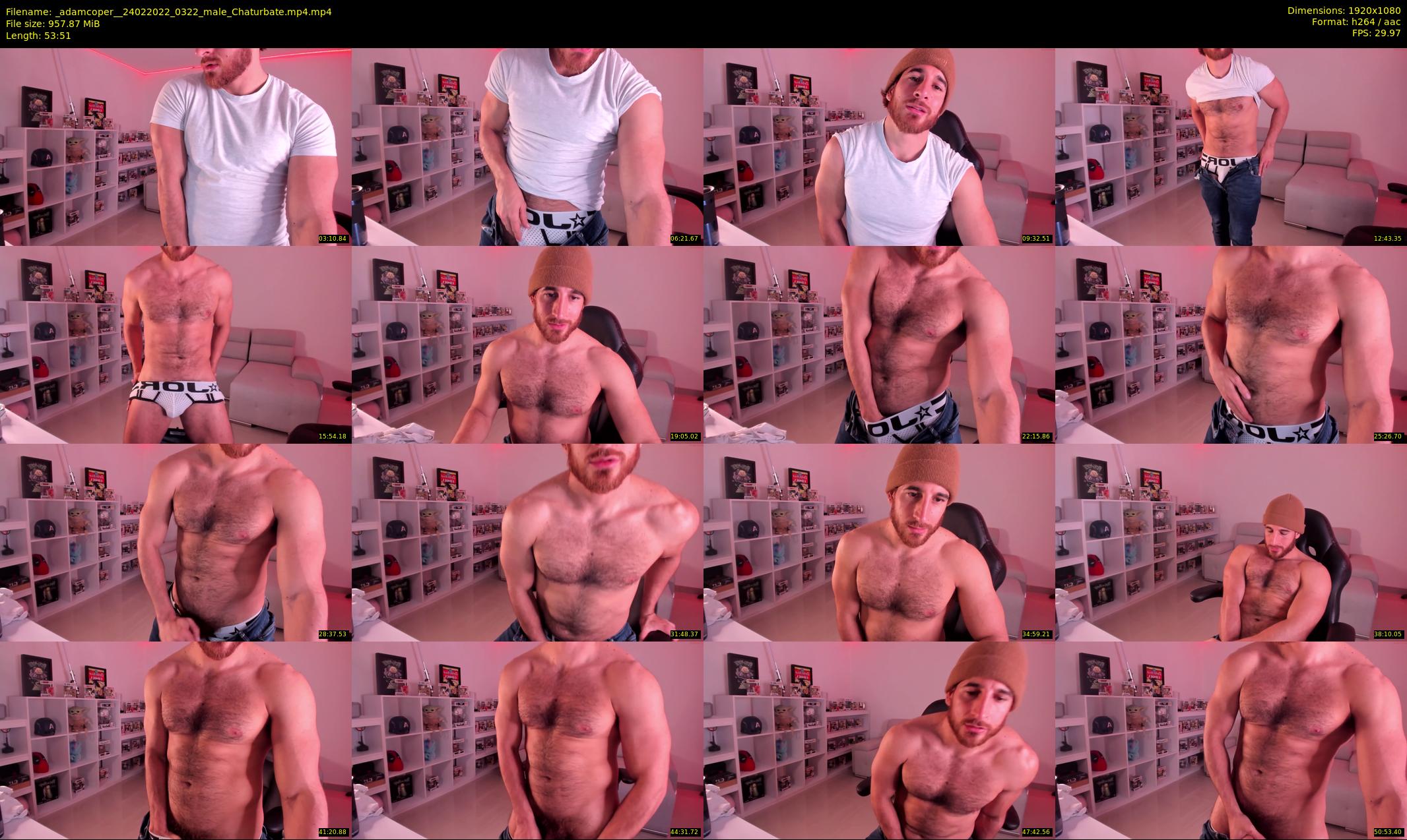 _adamcoper_ — 54 minute Chaturbate male cam show recording, 1080p, Feb 24, 2022