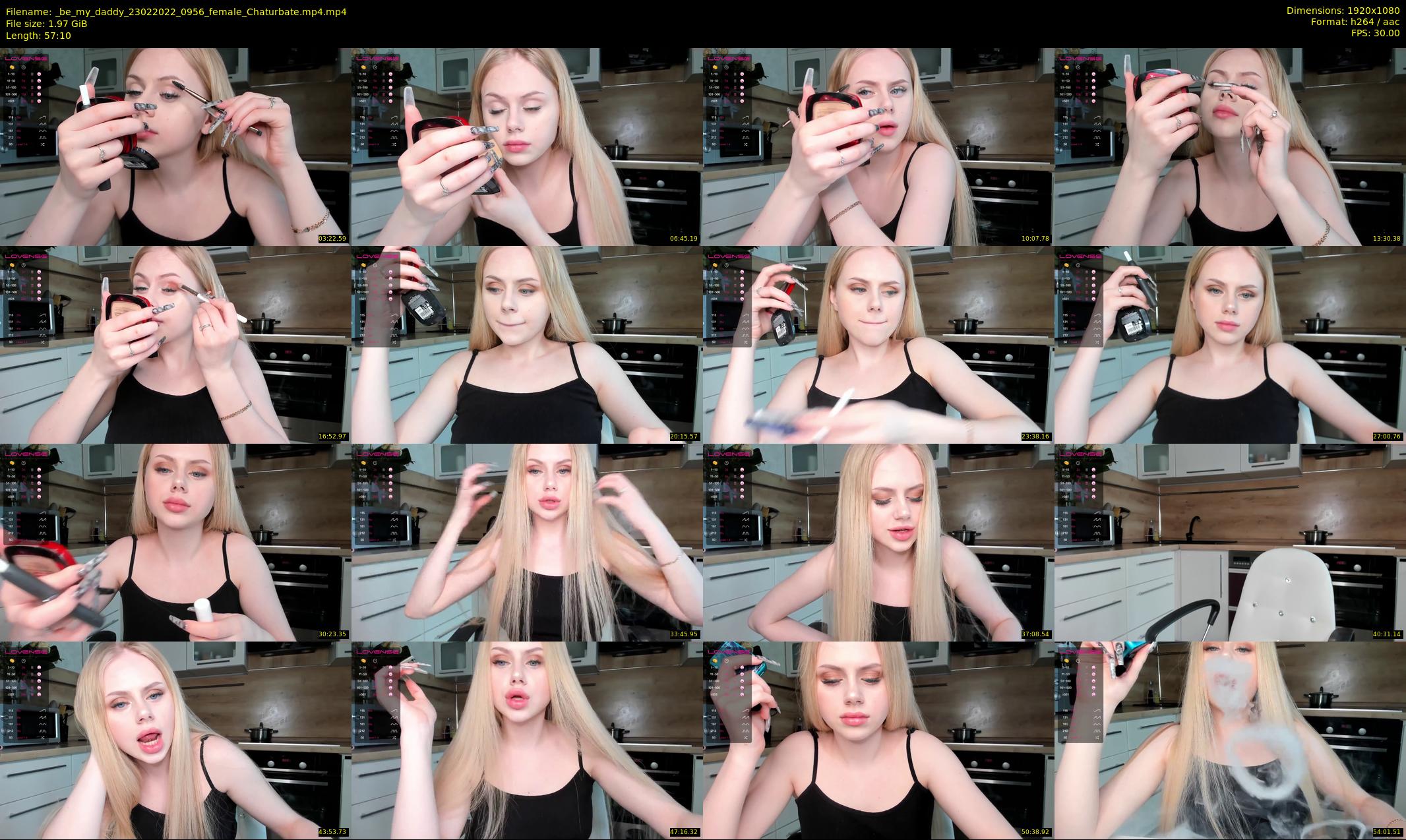 _be_my_daddy — 58 minute Chaturbate female cam show recording, 1080p, Feb 23, 2022