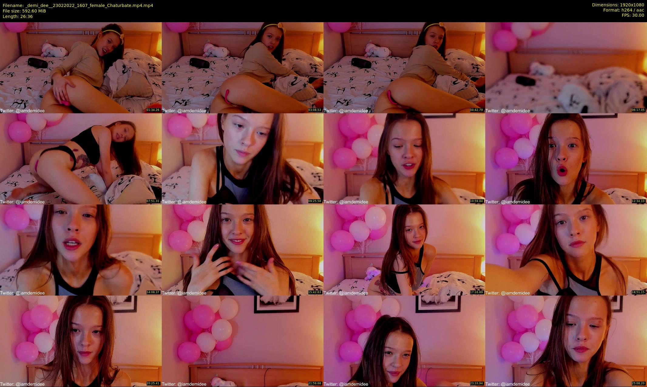 _demi_dee_ — 27 minute Chaturbate female cam show recording, 1080p, Feb 23, 2022