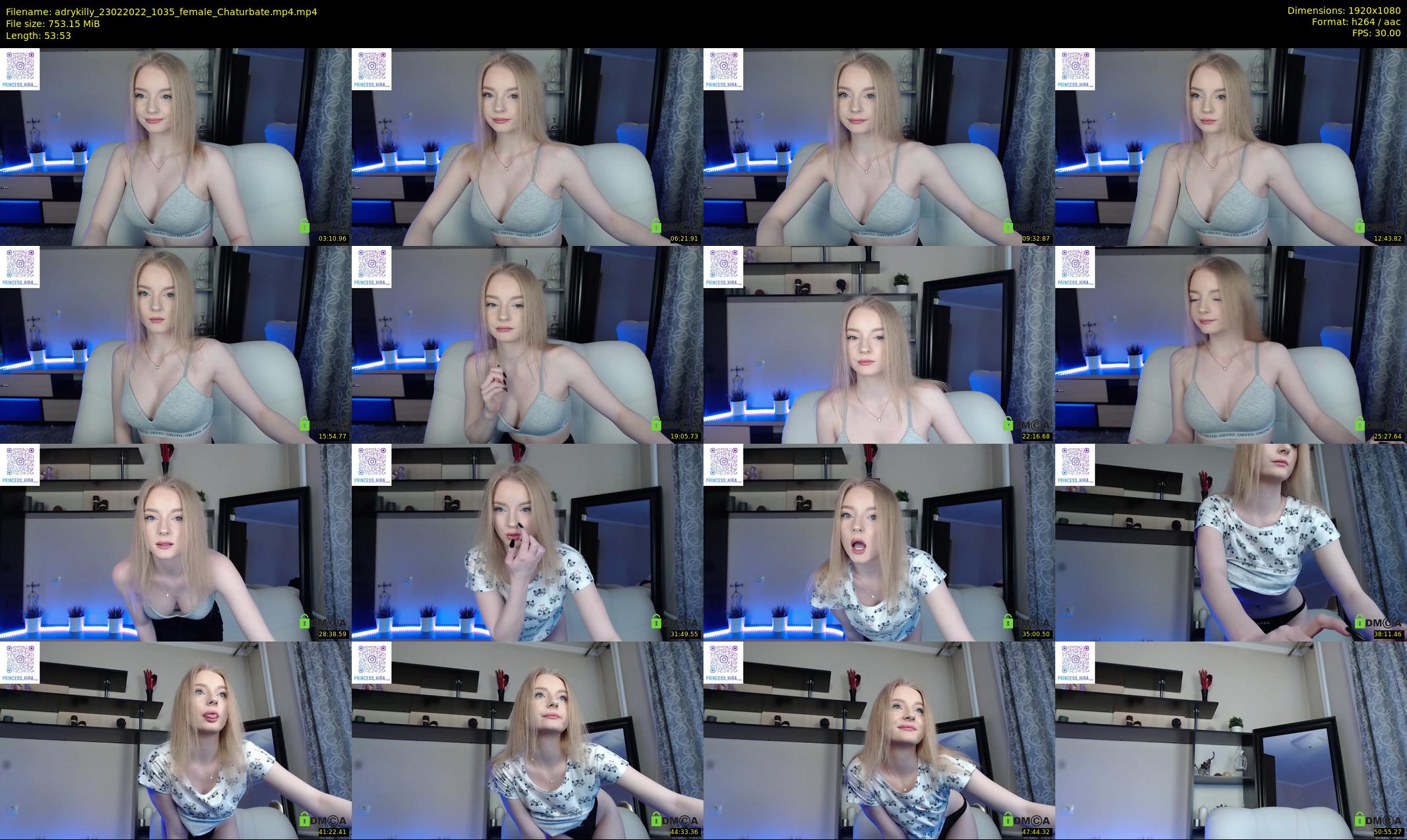 adrykilly — 54 minute Chaturbate female cam show recording, 1080p, Feb 23, 2022