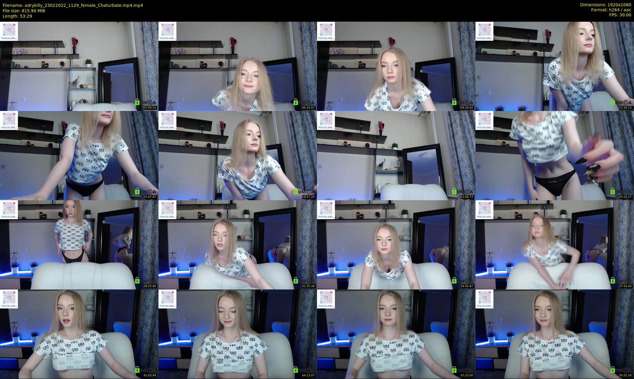 adrykilly — 54 minute Chaturbate female cam show recording, 1080p, Feb 23, 2022