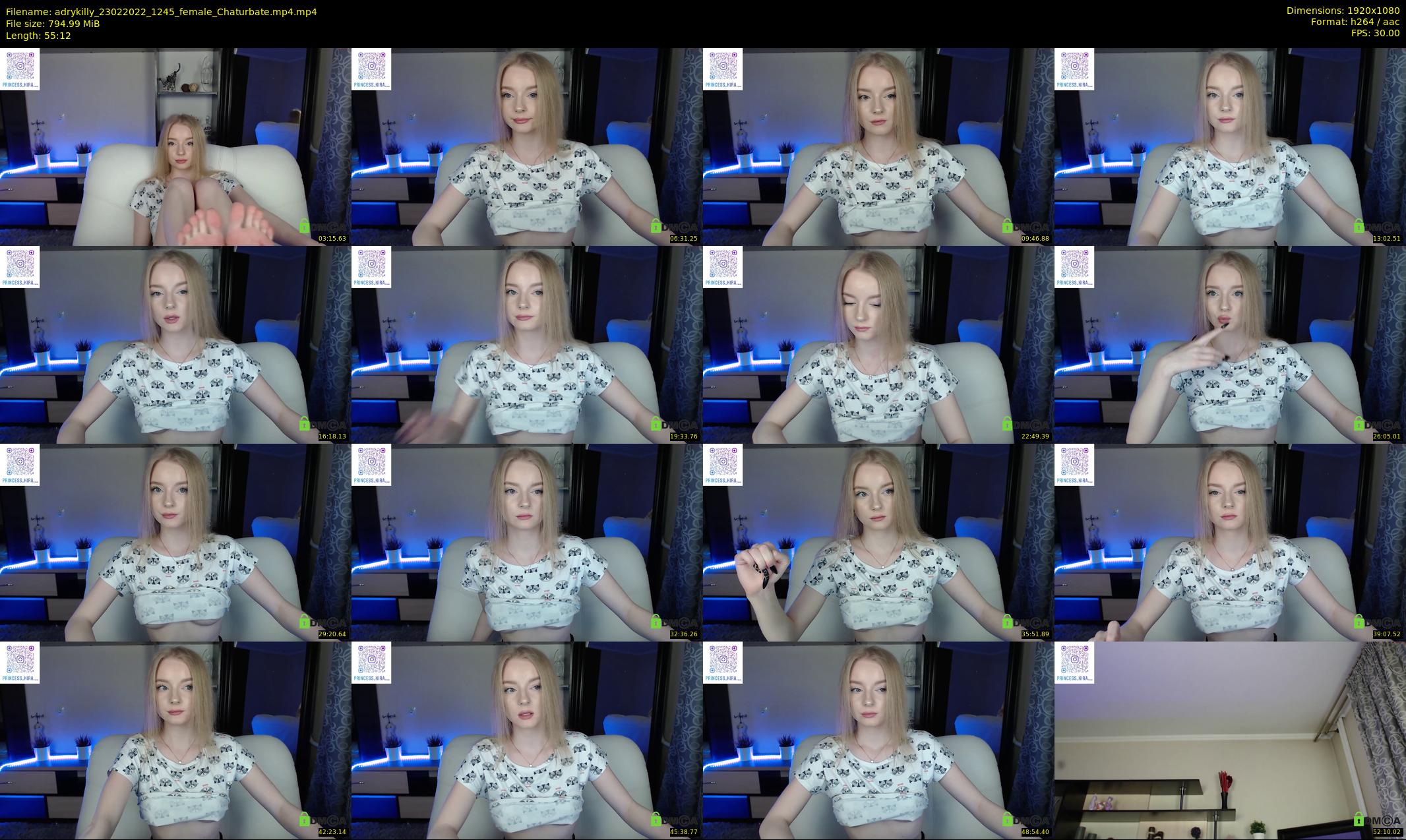 adrykilly — 56 minute Chaturbate female cam show recording, 1080p, Feb 23, 2022
