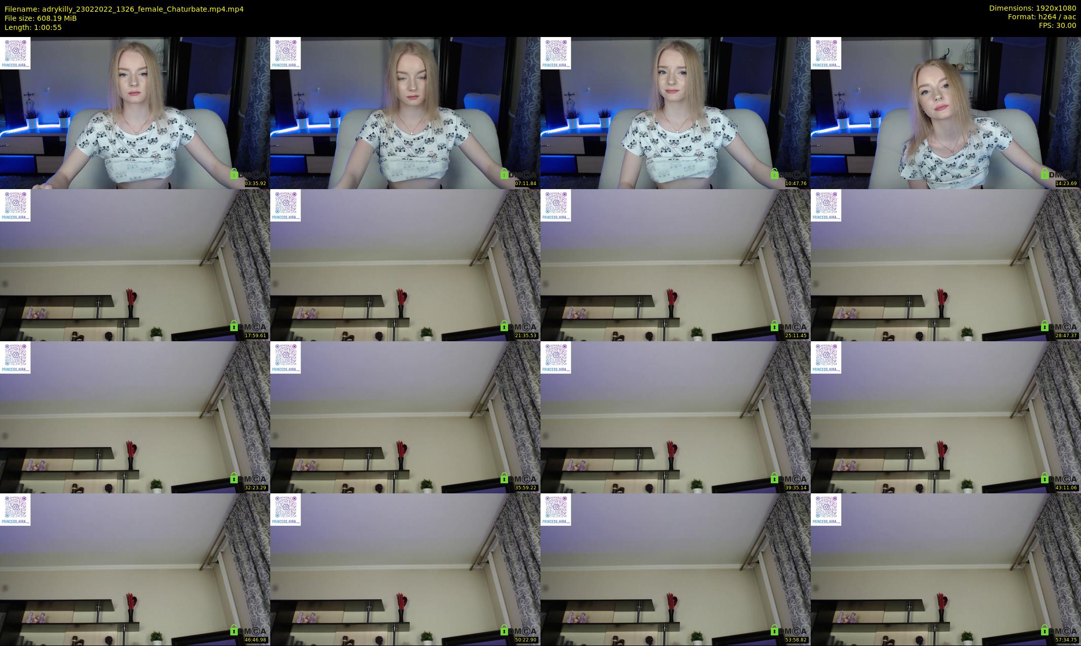 adrykilly — 61 minute Chaturbate female cam show recording, 1080p, Feb 23, 2022