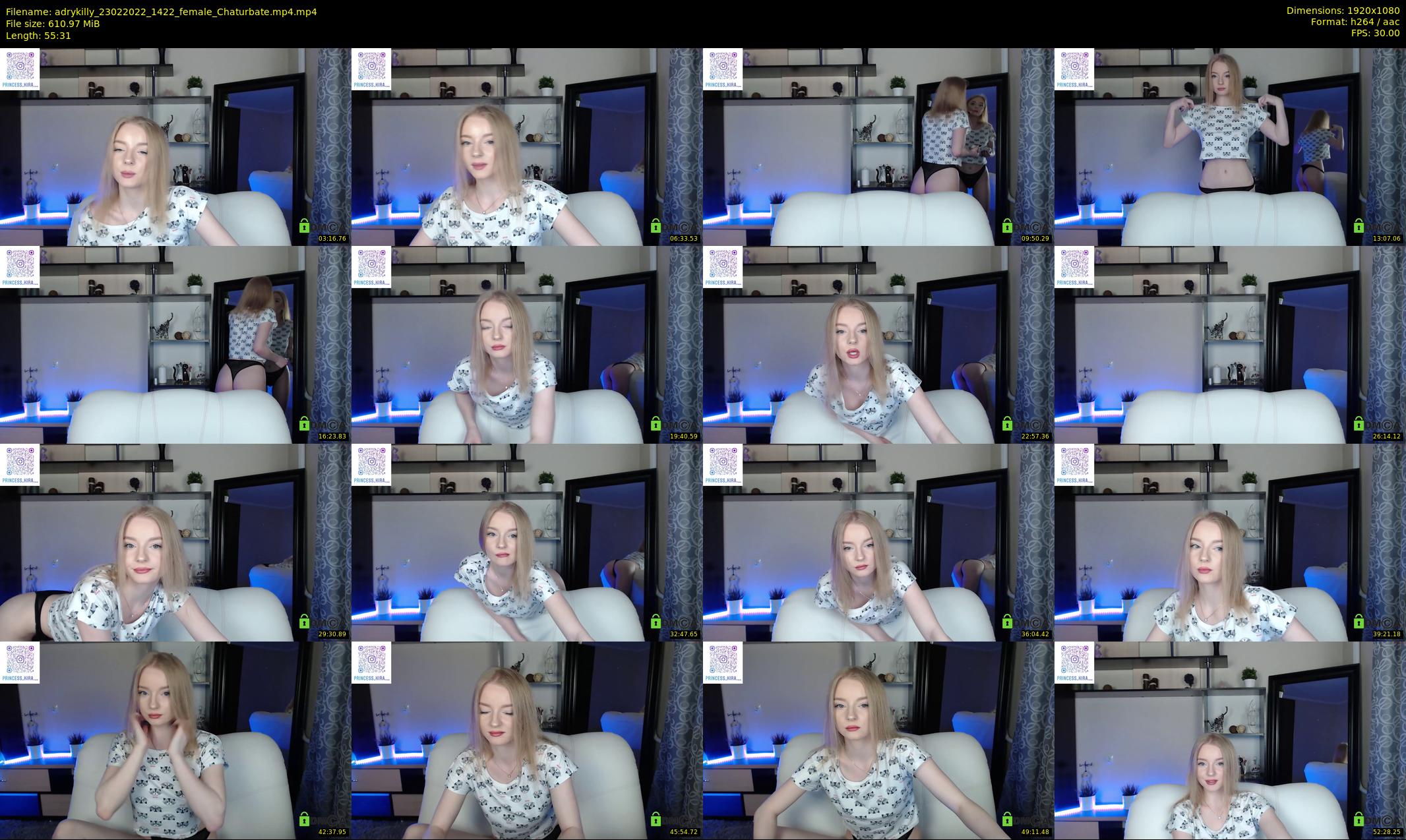 adrykilly — 56 minute Chaturbate female cam show recording, 1080p, Feb 23, 2022