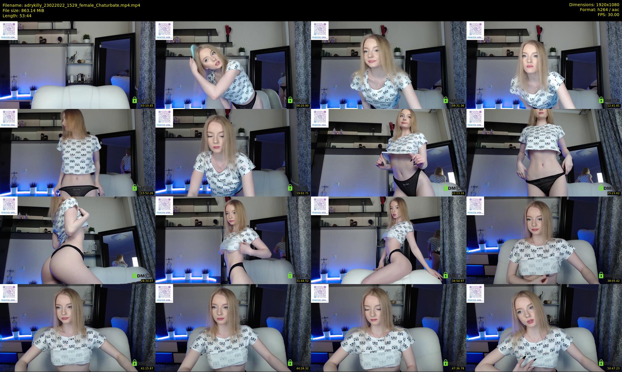 adrykilly — 54 minute Chaturbate female cam show recording, 1080p, Feb 23, 2022