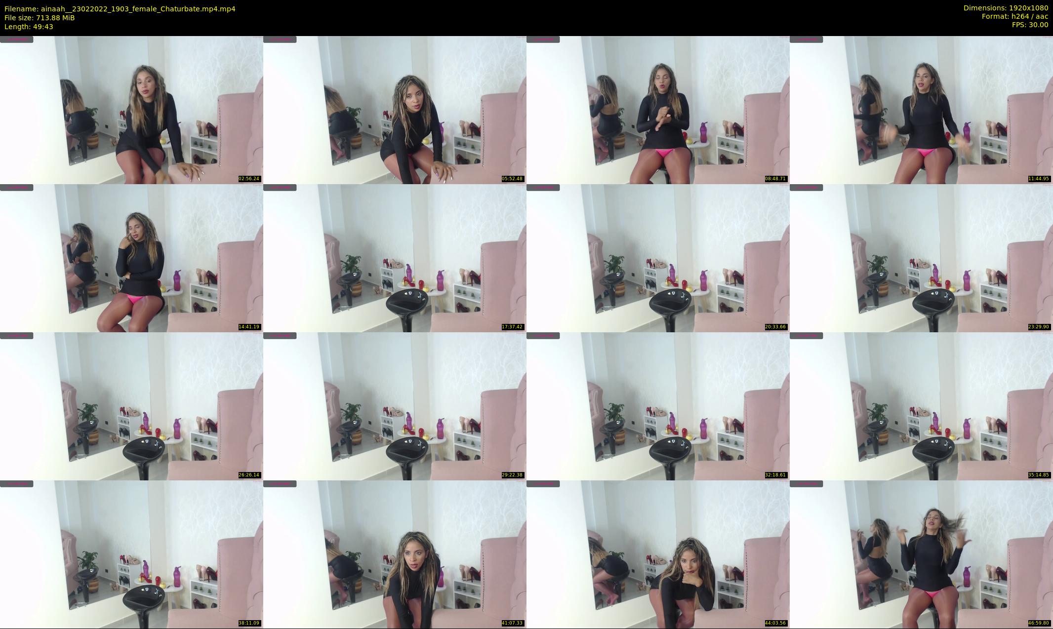 ainaah_ — 50 minute Chaturbate female cam show recording, 1080p, Feb 23, 2022