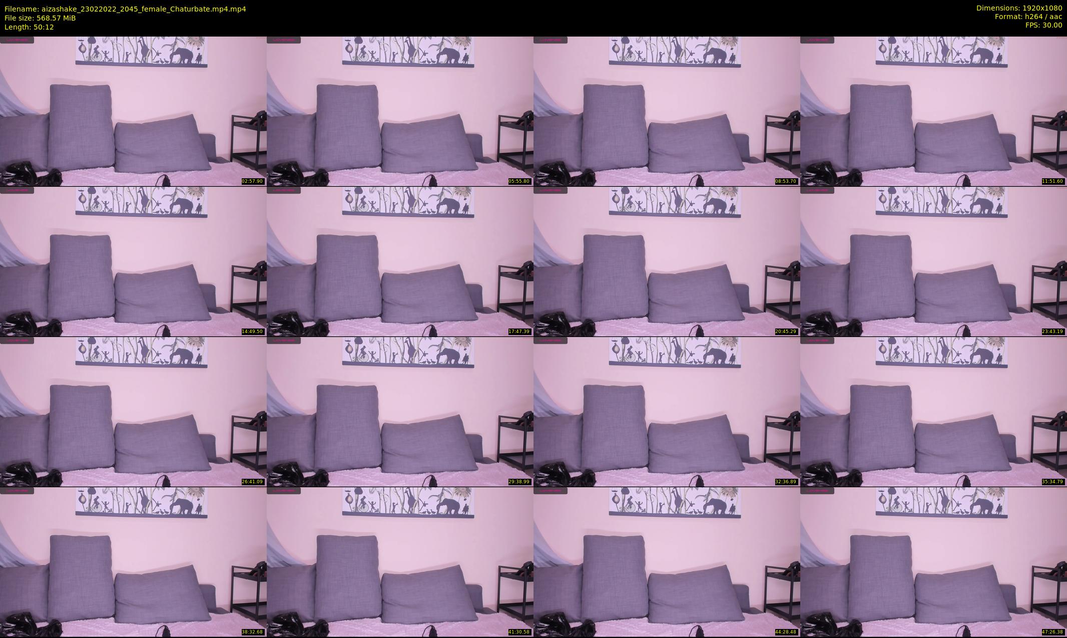 aizashake — 51 minute Chaturbate female cam show recording, 1080p, Feb 23, 2022