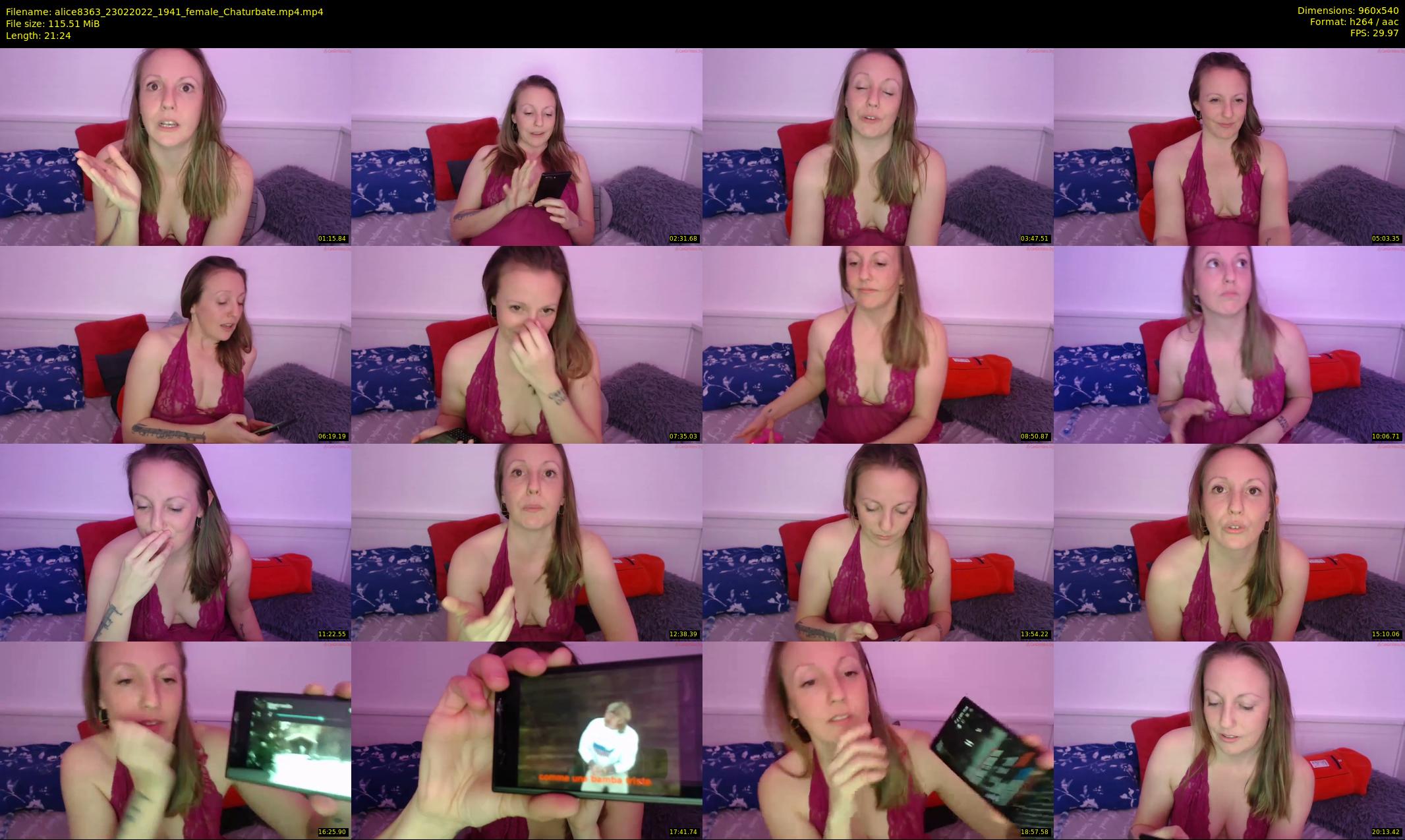 alice8363 — 22 minute Chaturbate female cam show recording, 480p, Feb 23, 2022