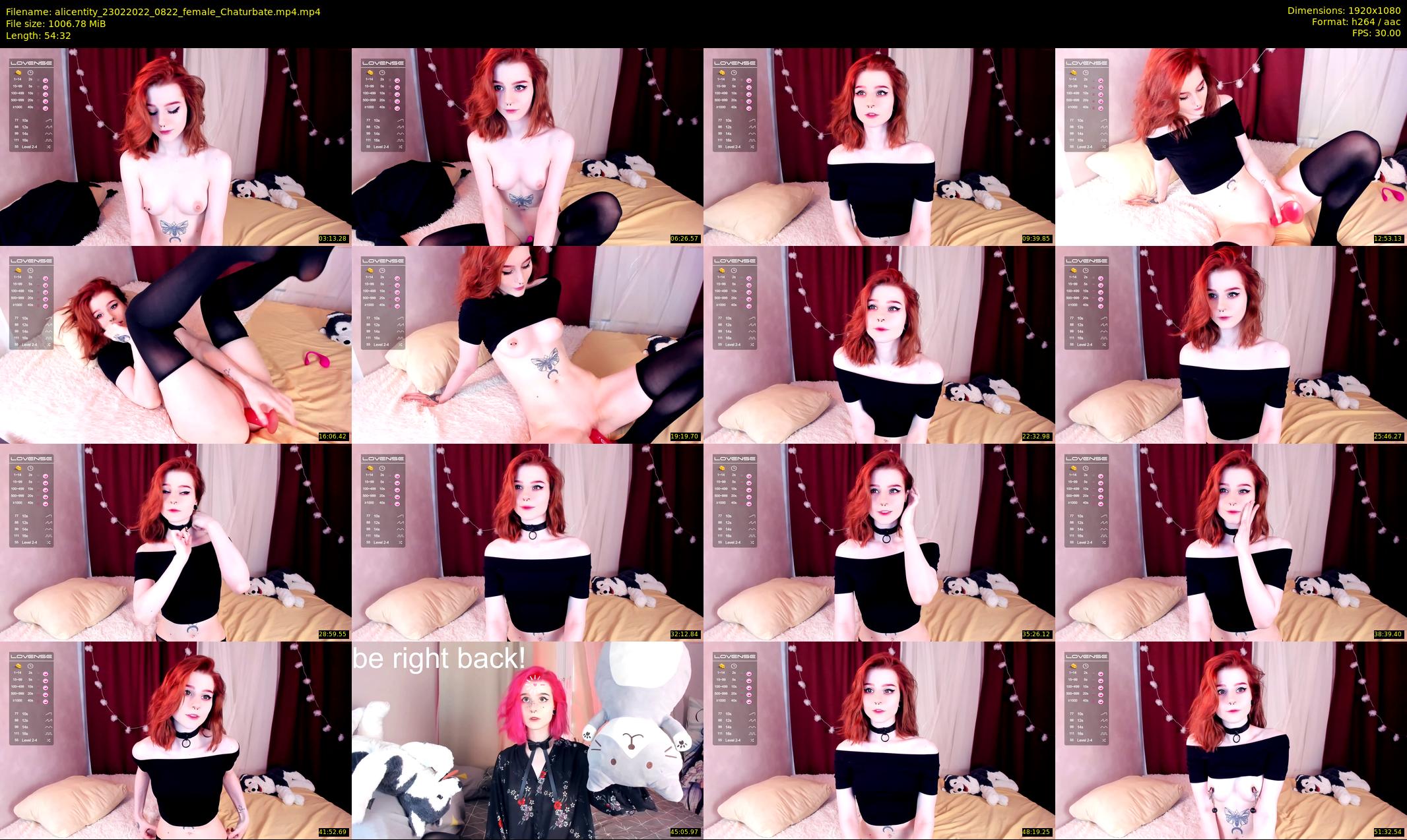 alicentity — 55 minute Chaturbate female cam show recording, 1080p, Feb 23, 2022