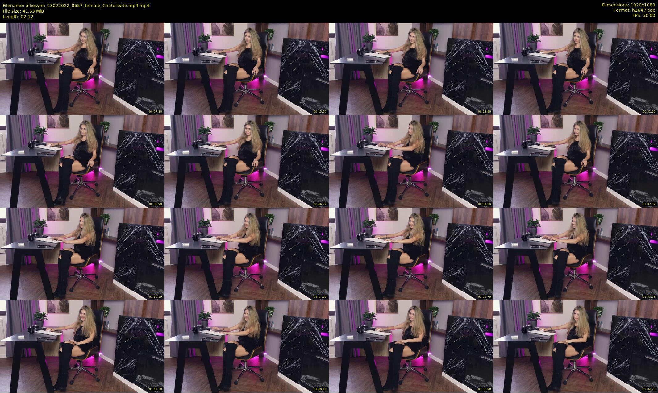 alliesynn — 3 minute Chaturbate female cam show recording, 1080p, Feb 23, 2022