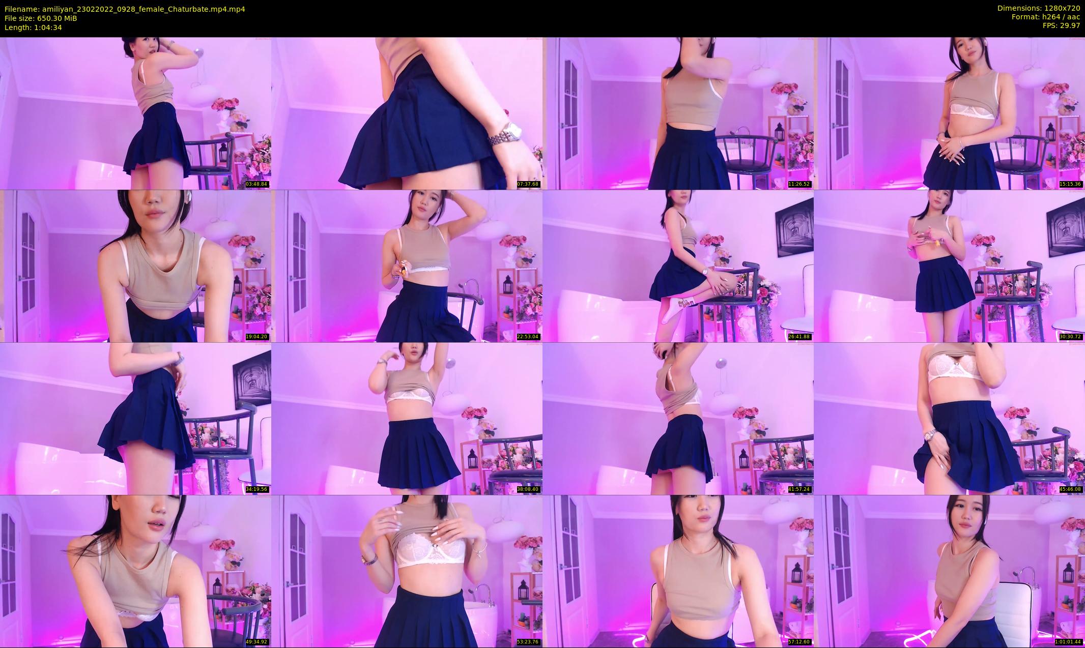 amiliyan — 65 minute Chaturbate female cam show recording, 720p, Feb 23, 2022