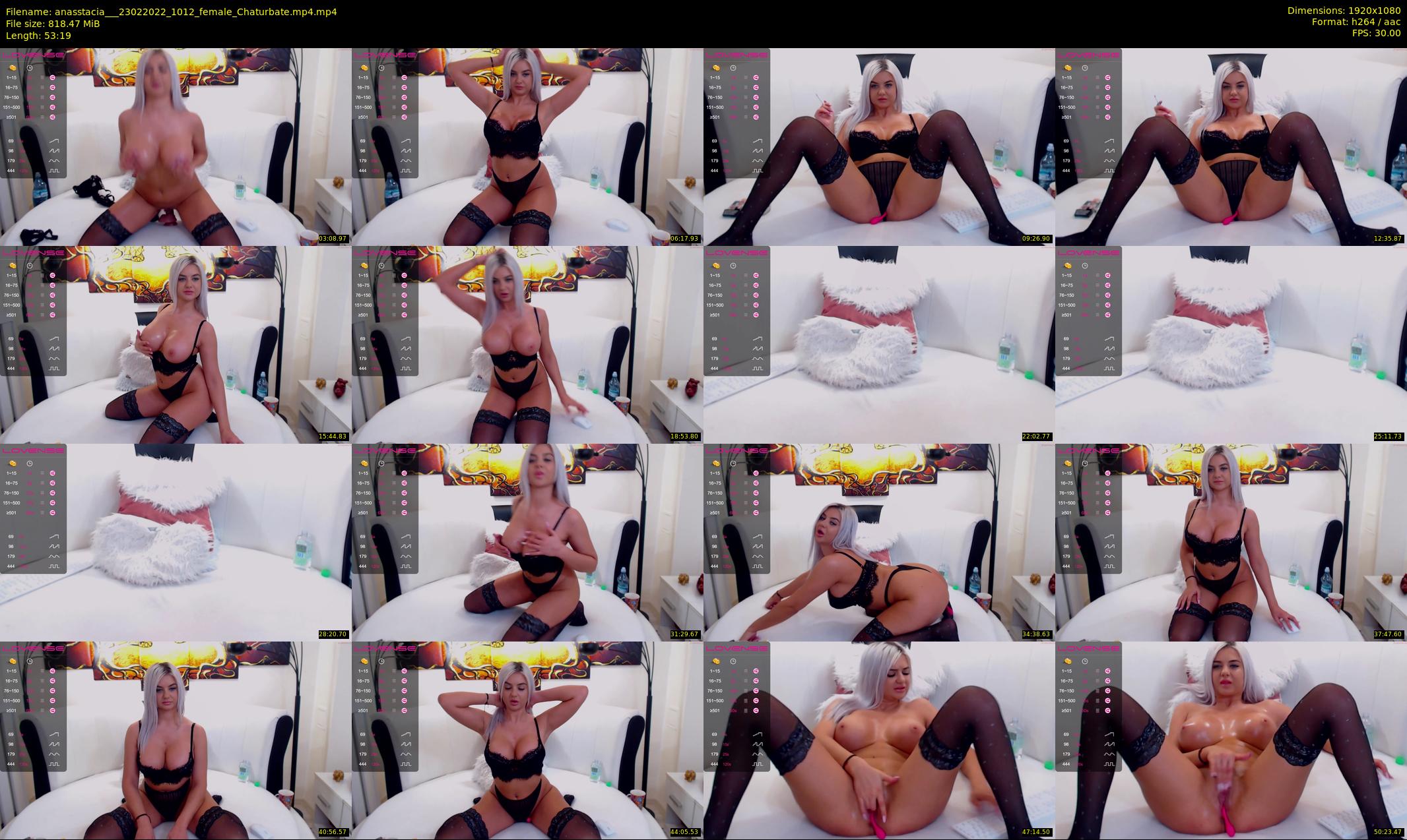 anasstacia__ — 54 minute Chaturbate female cam show recording, 1080p, Feb 23, 2022