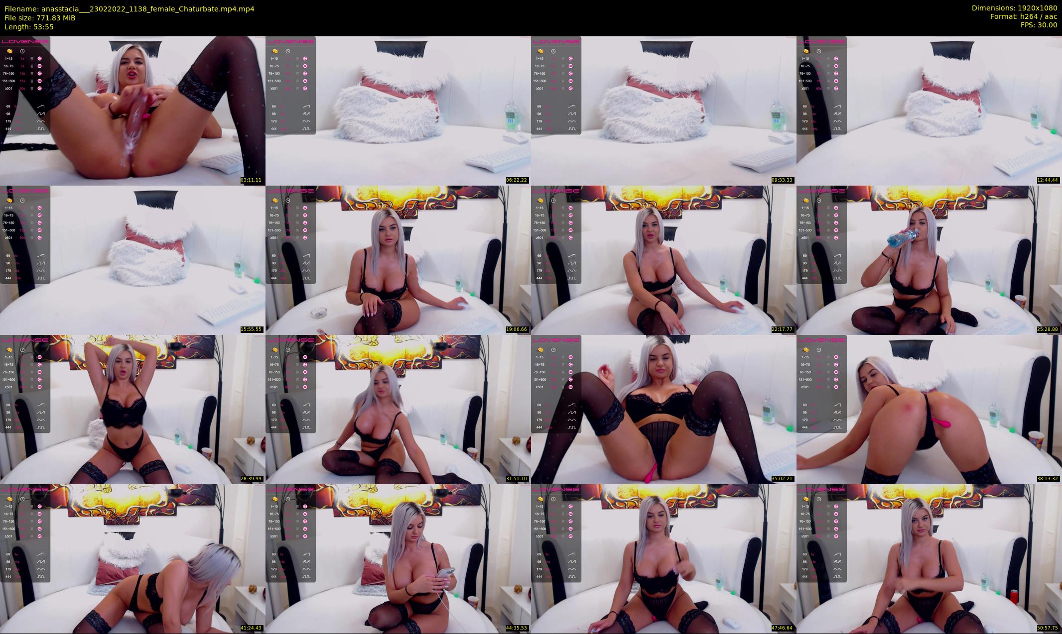 anasstacia__ — 54 minute Chaturbate female cam show recording, 1080p, Feb 23, 2022