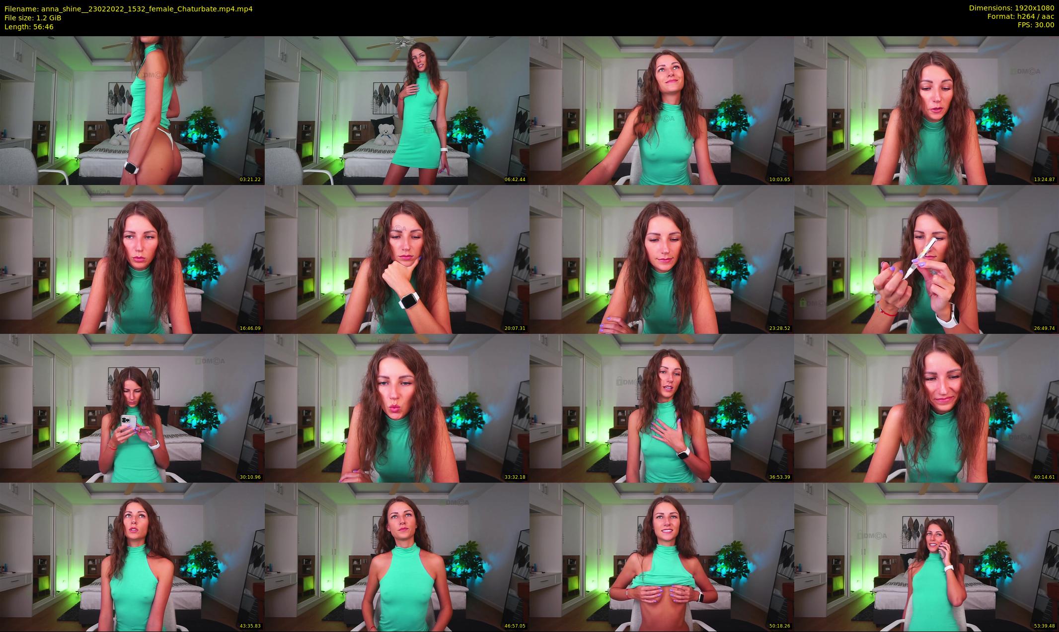 anna_shine_ — 57 minute Chaturbate female cam show recording, 1080p, Feb 23, 2022
