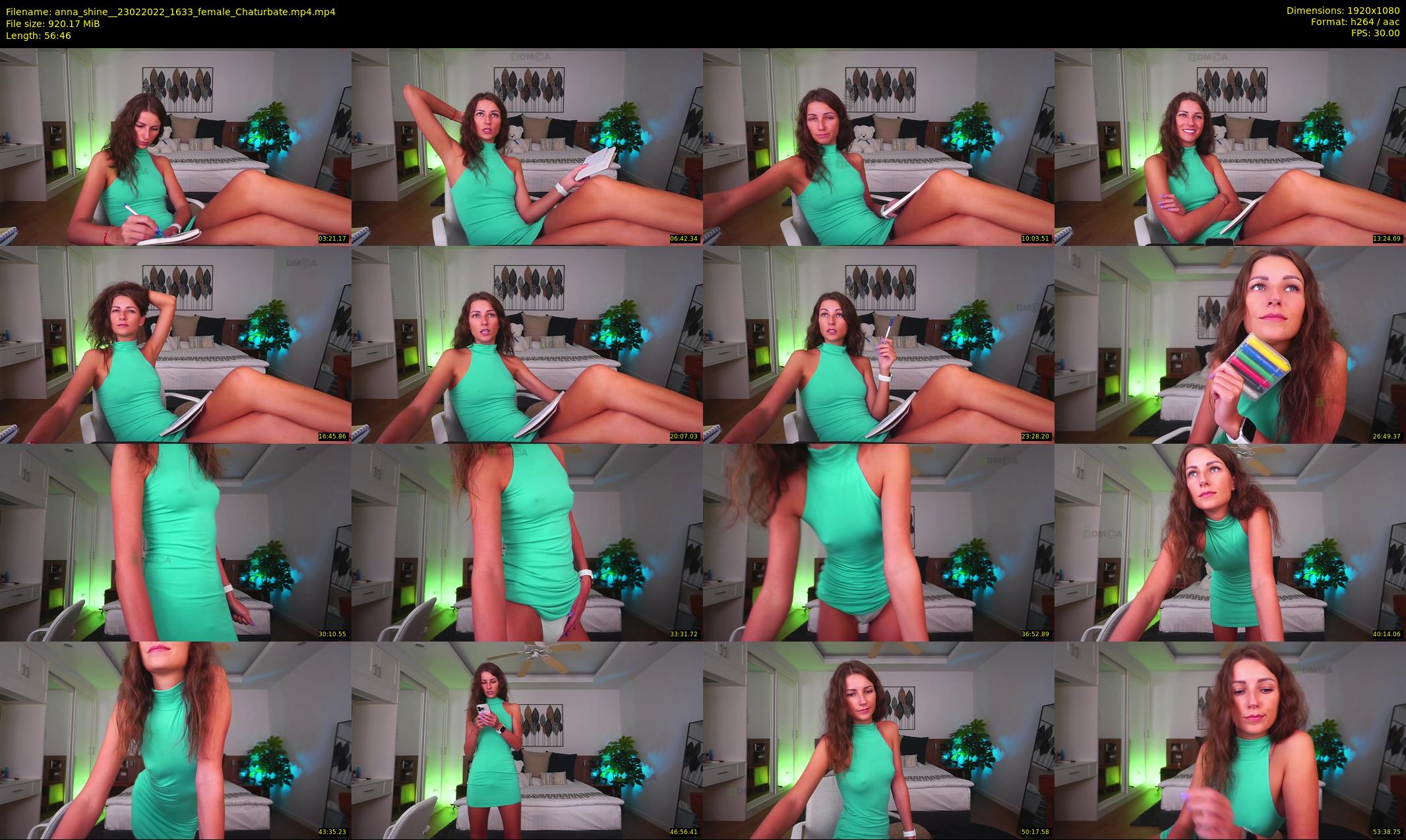 anna_shine_ — 57 minute Chaturbate female cam show recording, 1080p, Feb 23, 2022