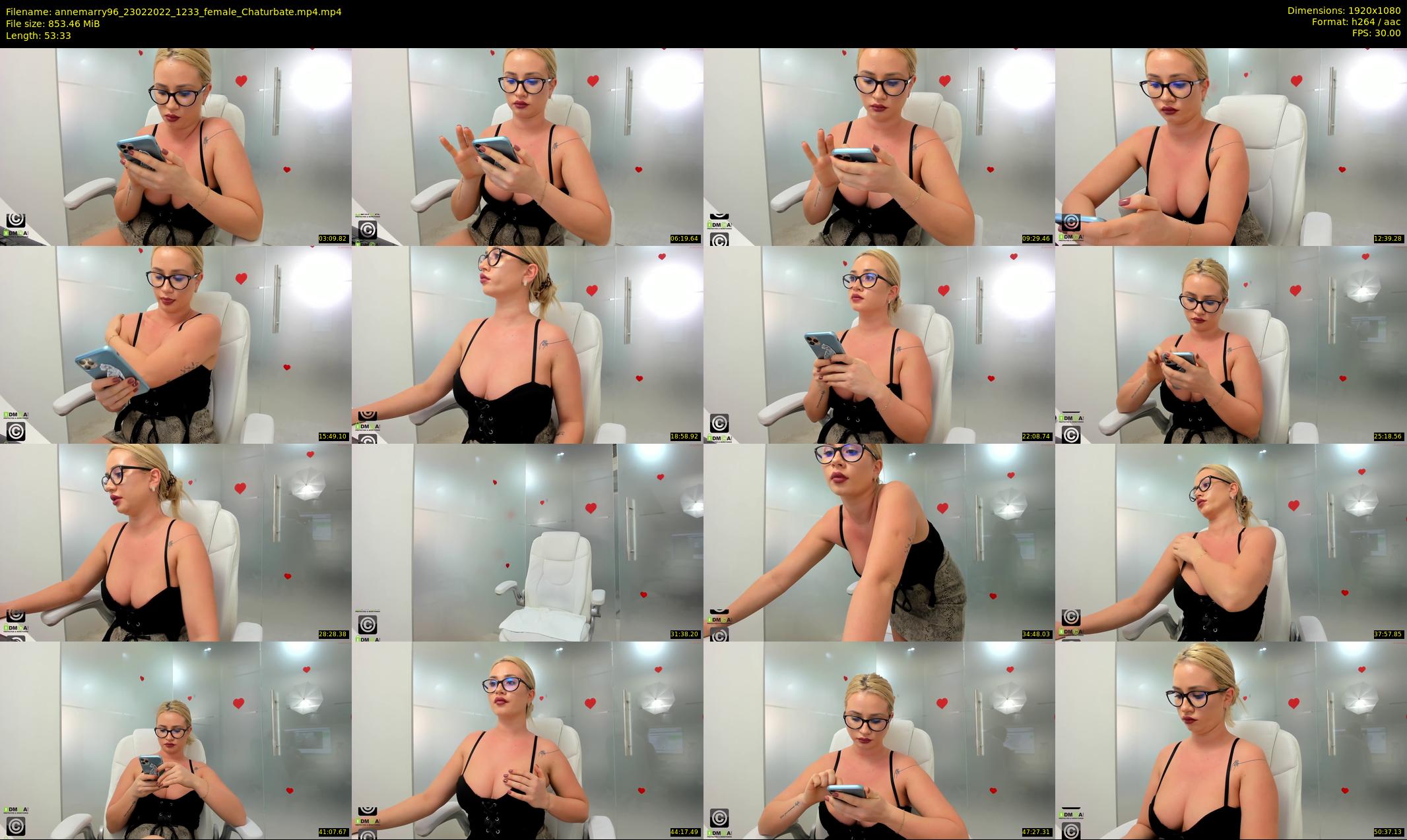 annemarry96 — 54 minute Chaturbate female cam show recording, 1080p, Feb 23, 2022