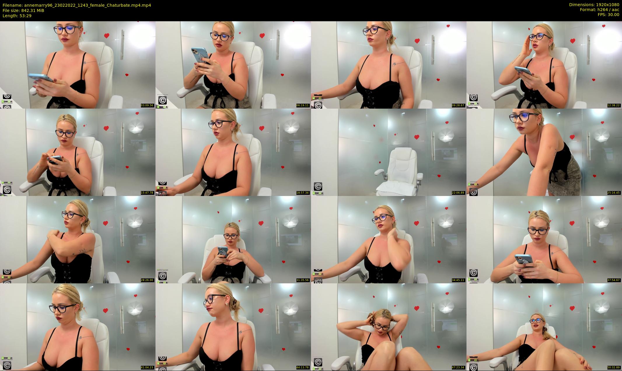 annemarry96 — 54 minute Chaturbate female cam show recording, 1080p, Feb 23, 2022