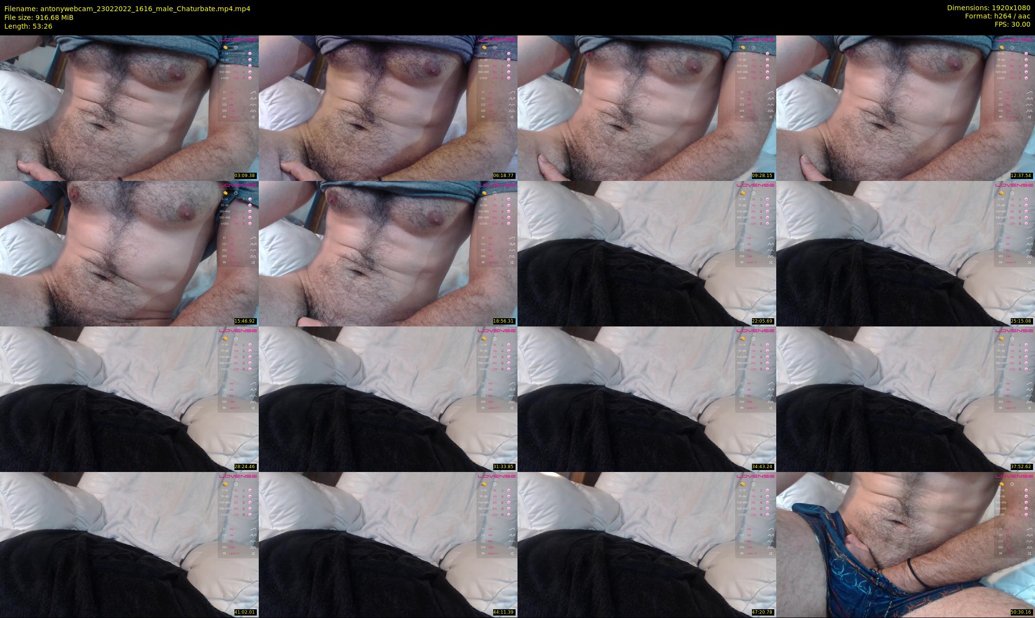 antonywebcam — 54 minute Chaturbate male cam show recording, 1080p, Feb 23, 2022